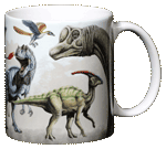 Dinosaur Rumble Ceramic Mug - Back