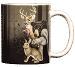 Wildlife Trax Ceramic Mug - Back