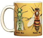 Bee Circle Ceramic Mug