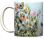 Roadside Flowers Ceramic Mug - Front