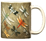 Dragonfly Squadron Ceramic Mug - Back