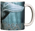 Mosasaur Ceramic Mug - Back