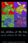 Imagine Sea Turtles 2" X 3" Magnet