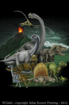 Dinosaur Kingdom 2" X 3" Magnet