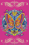 Butterfly Hex 2" X 3" Magnet