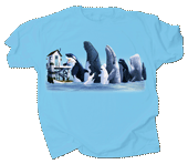 Whale Hugger Adult T-shirt - DC