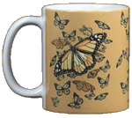 Monarch Kaleidoscope Ceramic Mug