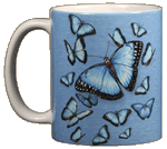 Morpho Kaleidoscope Ceramic Mug