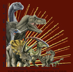 Mesozoic Dinosaurs Adult T-shirt