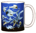 Monsters of the Deep Ceramic Mug - Back