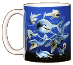 Monsters of the Deep Ceramic Mug - Front