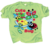 Cute Bugs Youth T-shirt - DC