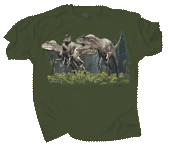 Allosaurus Pack Adult T-shirt