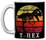 T-Rex Sundown Ceramic Mug