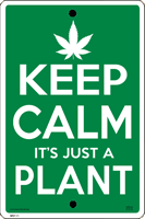 Keep Calm (Pot) Plant Sign