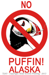 No Puffin 2" X 3" Magnet