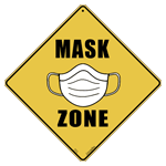 Mask Zone Sign - DC