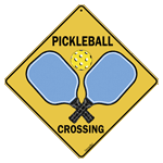 Pickleball Crossing Sign
