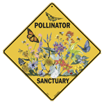 Pollinator Sanctuary Sign